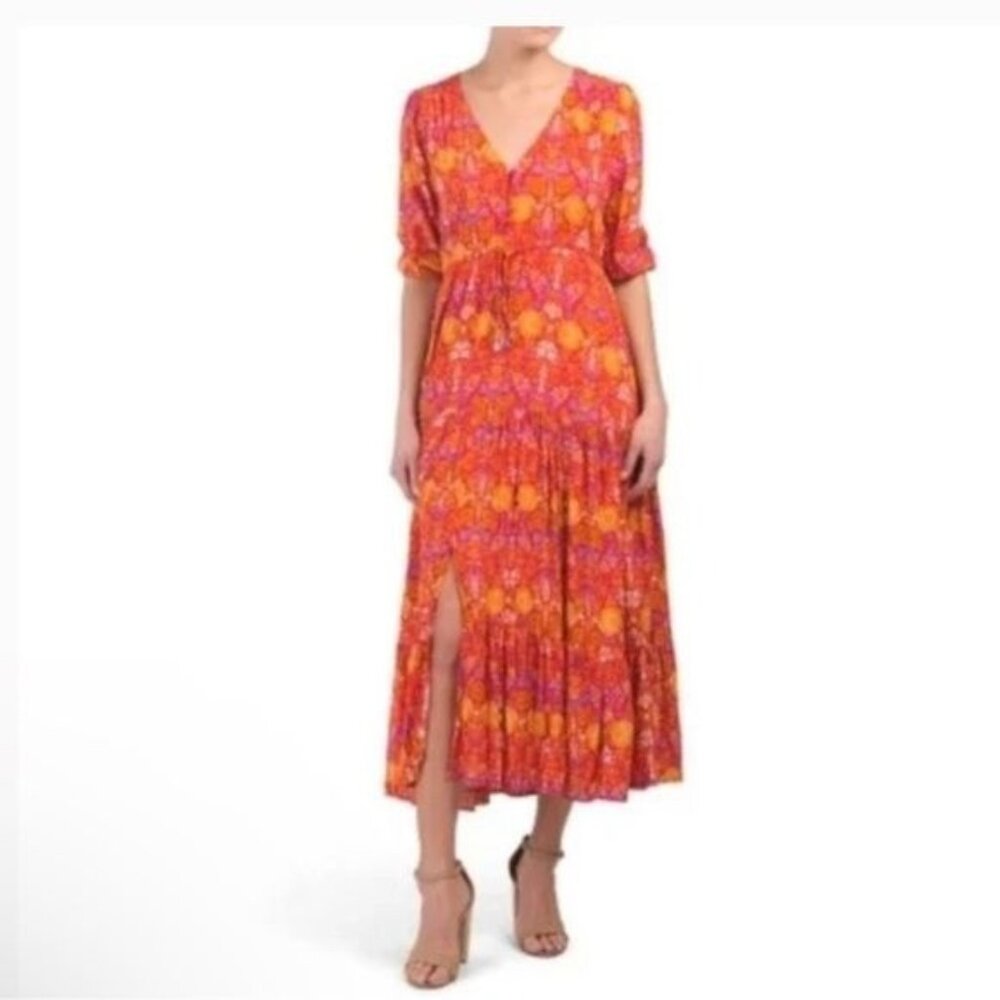 Abel the label by Antropologie floral dress‎ Size XS